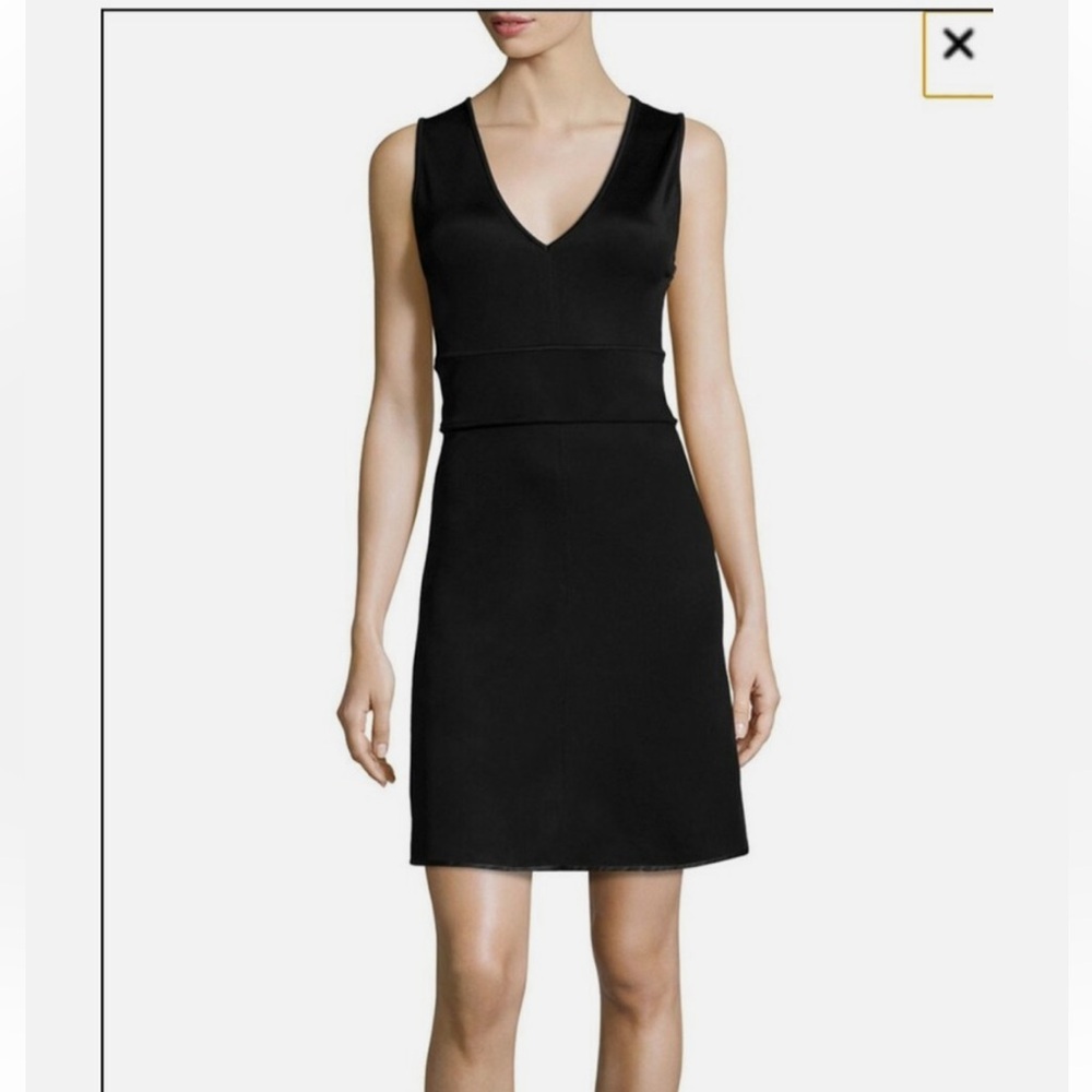 rag & bone Black Sleeveless V-Neck Cutout Back Fit & Flare Dress - Size 2